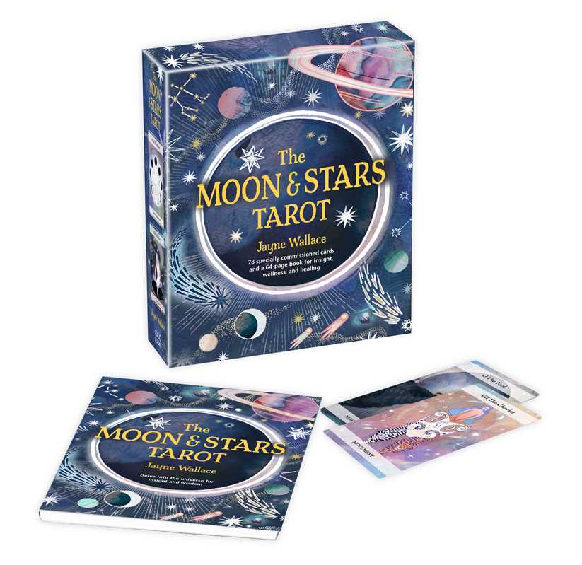 Simon & Schuster - Moon & Stars Tarot by Jayne Wallace - Mixed Media; 64 pages / English
