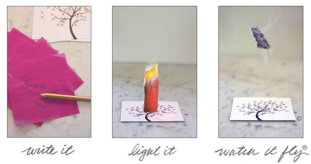 FLYING WISH PAPER ® - CELESTIAL — Flying Wish Paper® Standard Mini WISHING KIT™