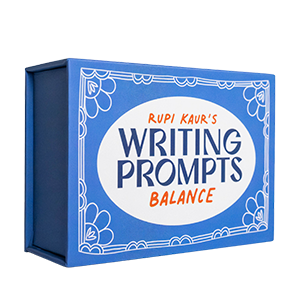 Rupi Kaur's Writing Prompts Balance by Rupi  Kaur: Flashcards; 71 pages / English
