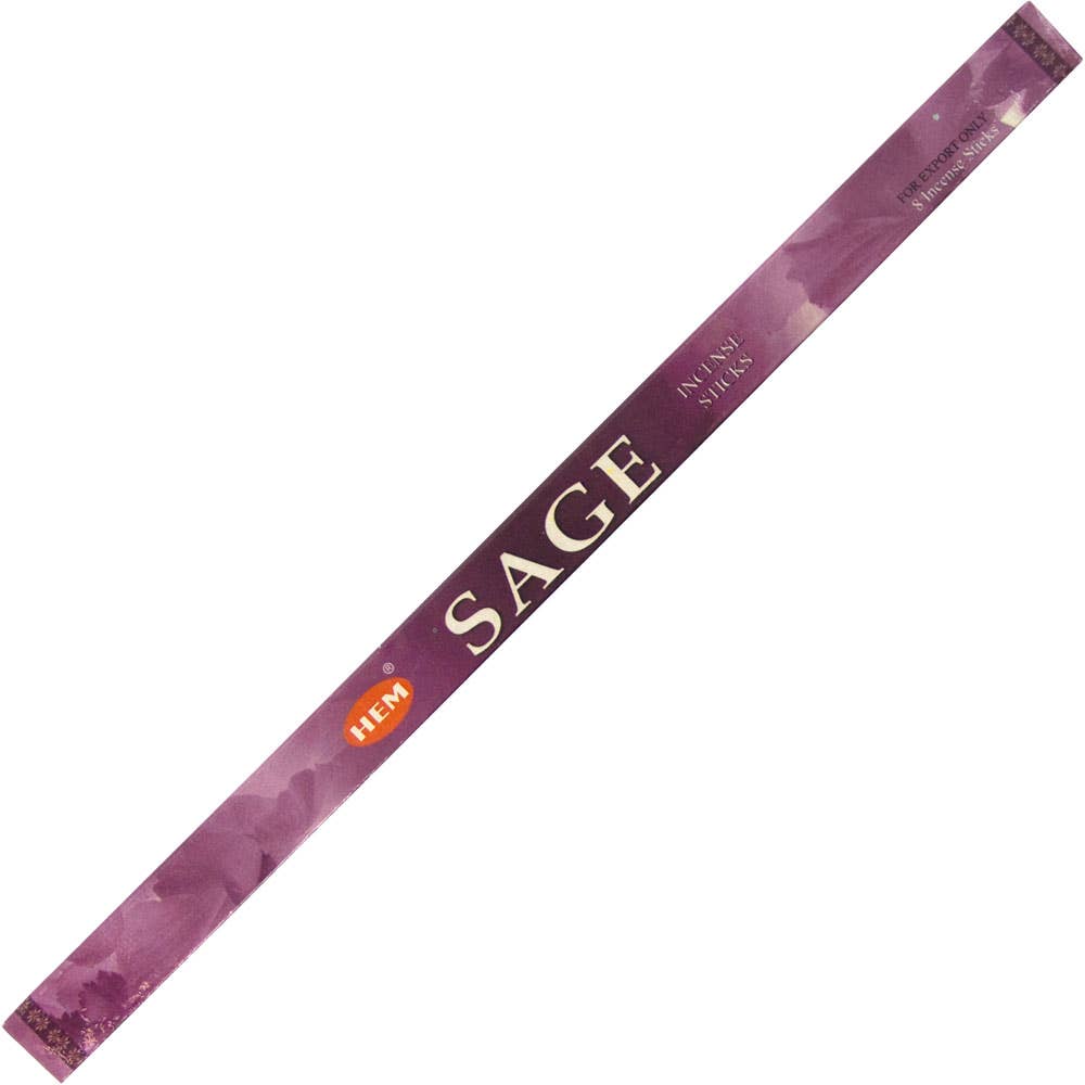 Kheops International - Hem Square Pack Incense 8 Gr Sage (Box of 25)