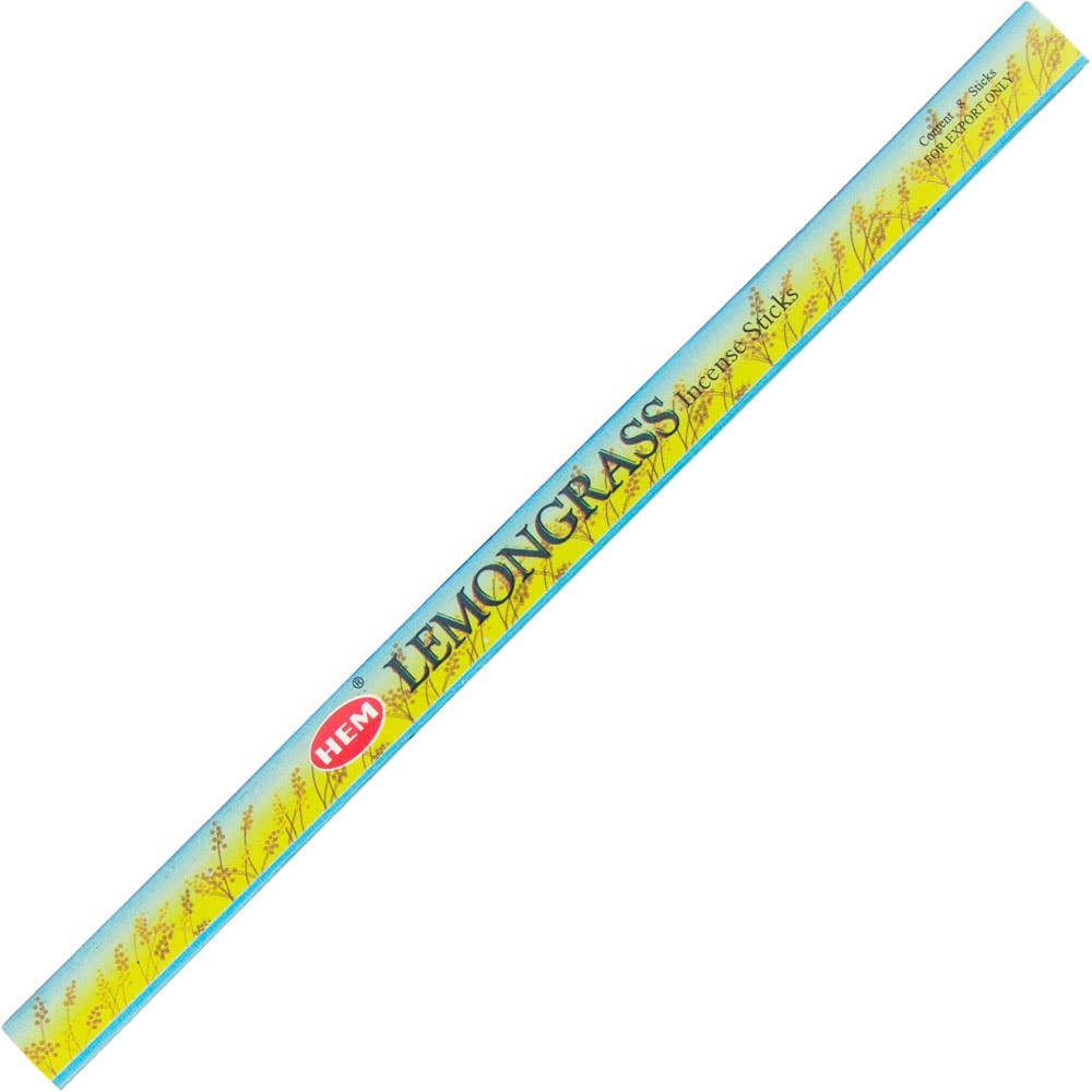 Kheops International - Hem Square Pack Incense 8 Gr Lemongrass (Pack of 25)