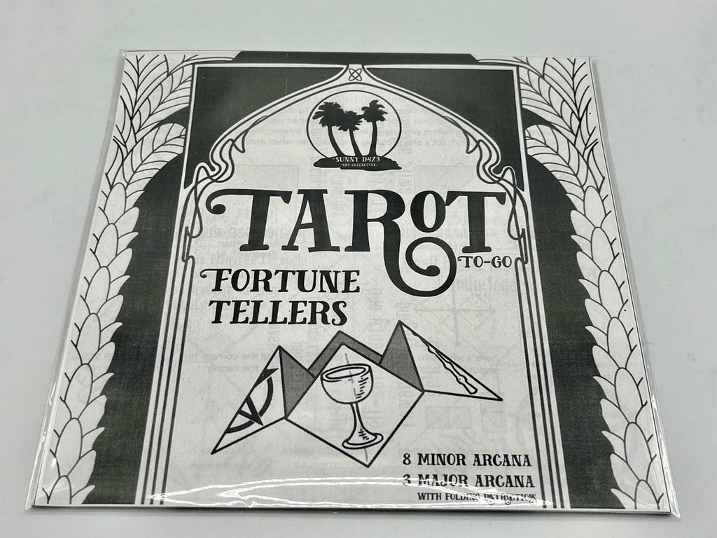 sunny d4z3 art collective - Fortune tellers- tarot to-go- fold at home tarot study aide