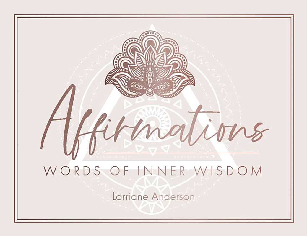 Simon & Schuster - Affirmations by Lorriane Anderson - Flashcards; 40 pages / English