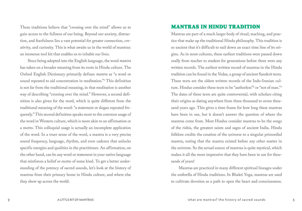 Hachette Book Group - A Little Bit of Mantras by Lily Cushman