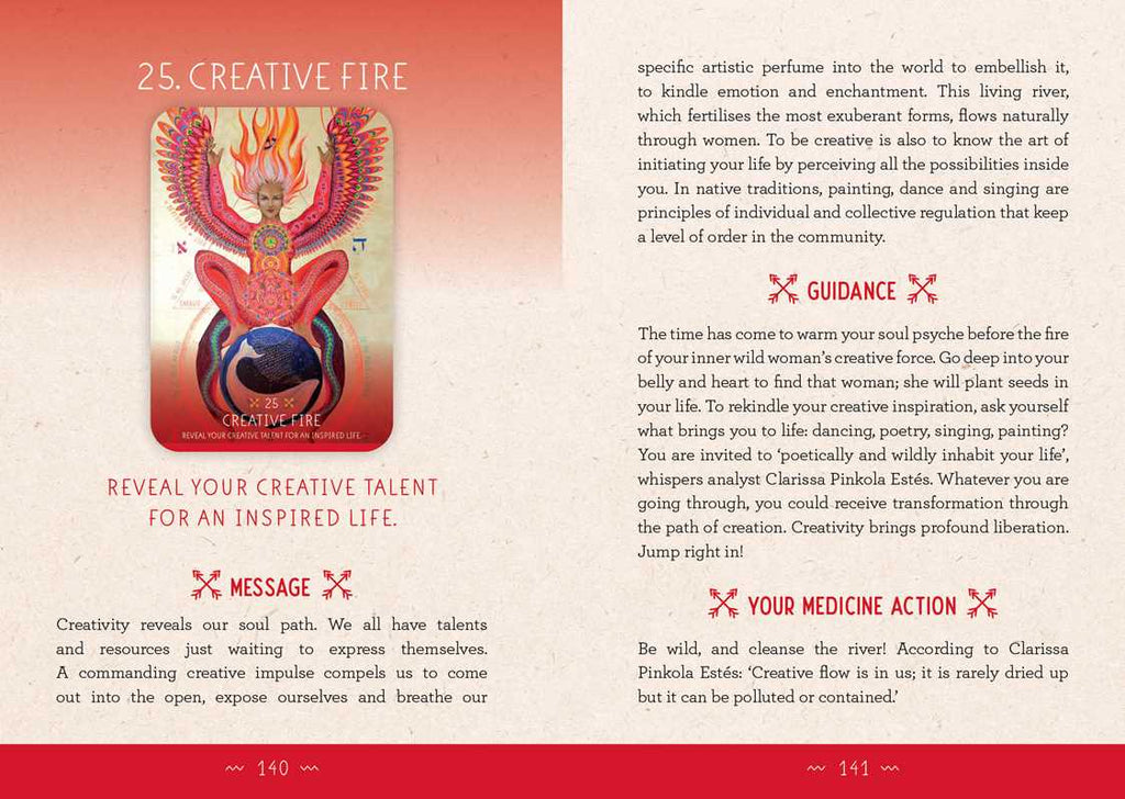 Simon & Schuster - Medicine Woman Oracle by Catherine Maillard - Flashcards; 192 pages / English