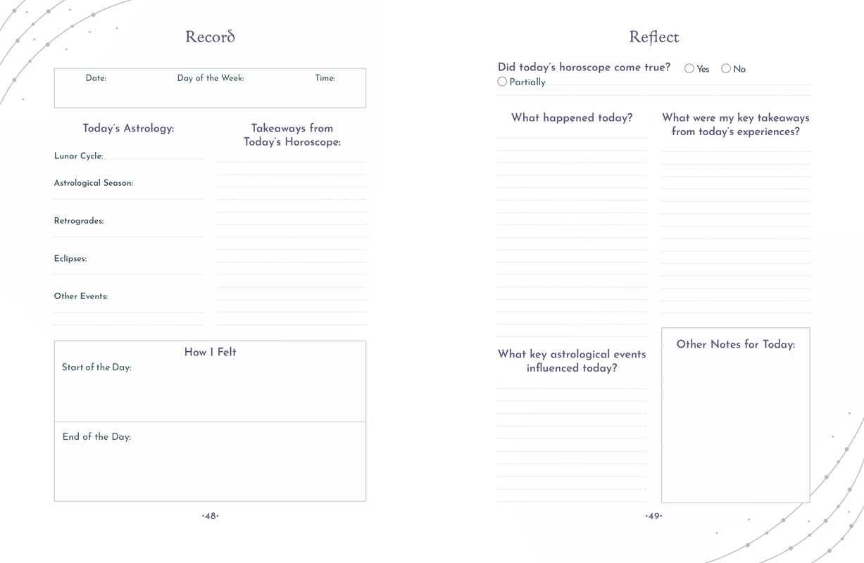 Astrology Journal by Mecca Woods: Hardcover; 192 pages / English