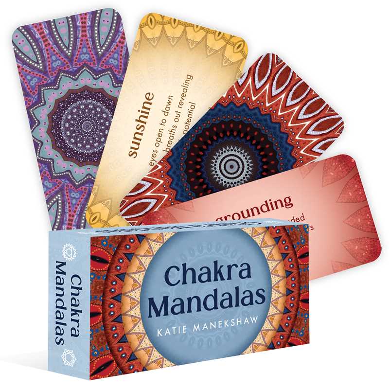 Simon & Schuster - Chakra Mandalas by Katie  Manekshaw - Flashcards; 40 pages / English