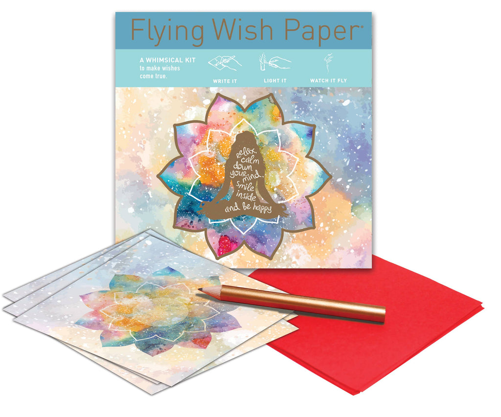 FLYING WISH PAPER ® - MINDFUL – Journal, Affirmation, Manifest, A Ritual Craft Kit