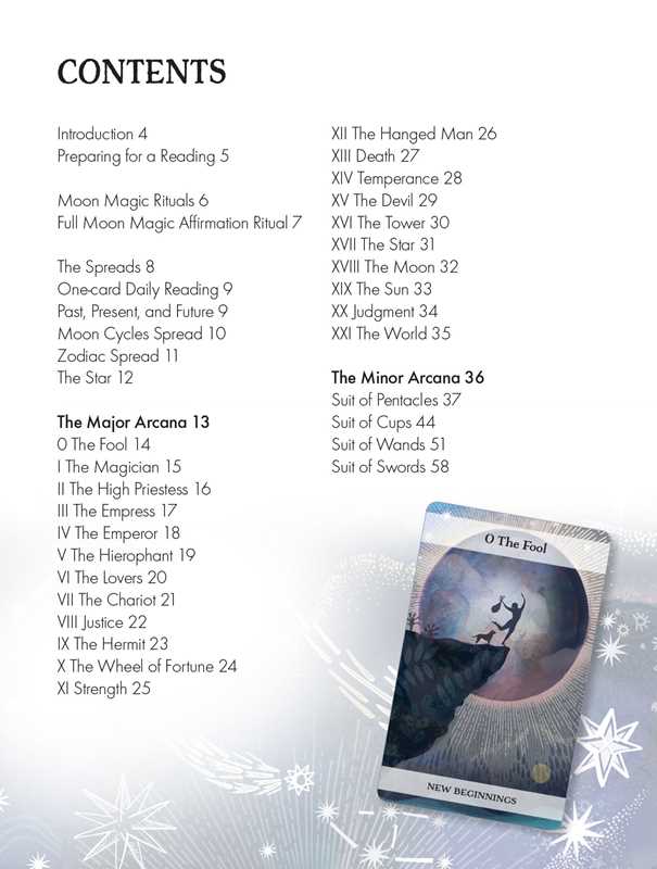 Simon & Schuster - Moon & Stars Tarot by Jayne Wallace - Mixed Media; 64 pages / English