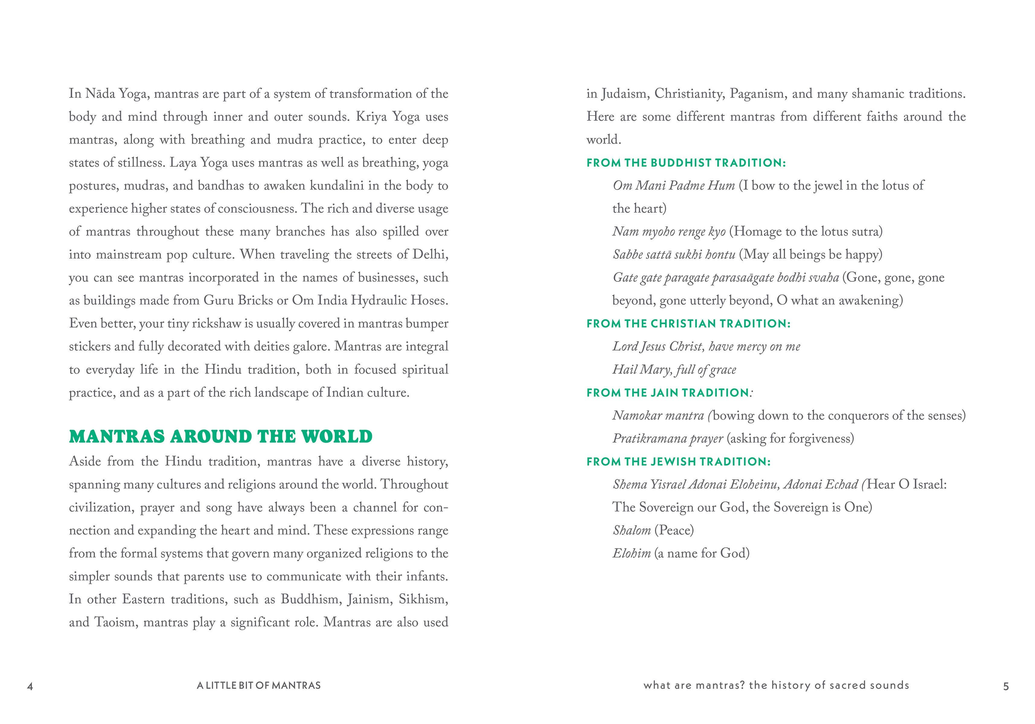 Hachette Book Group - A Little Bit of Mantras by Lily Cushman