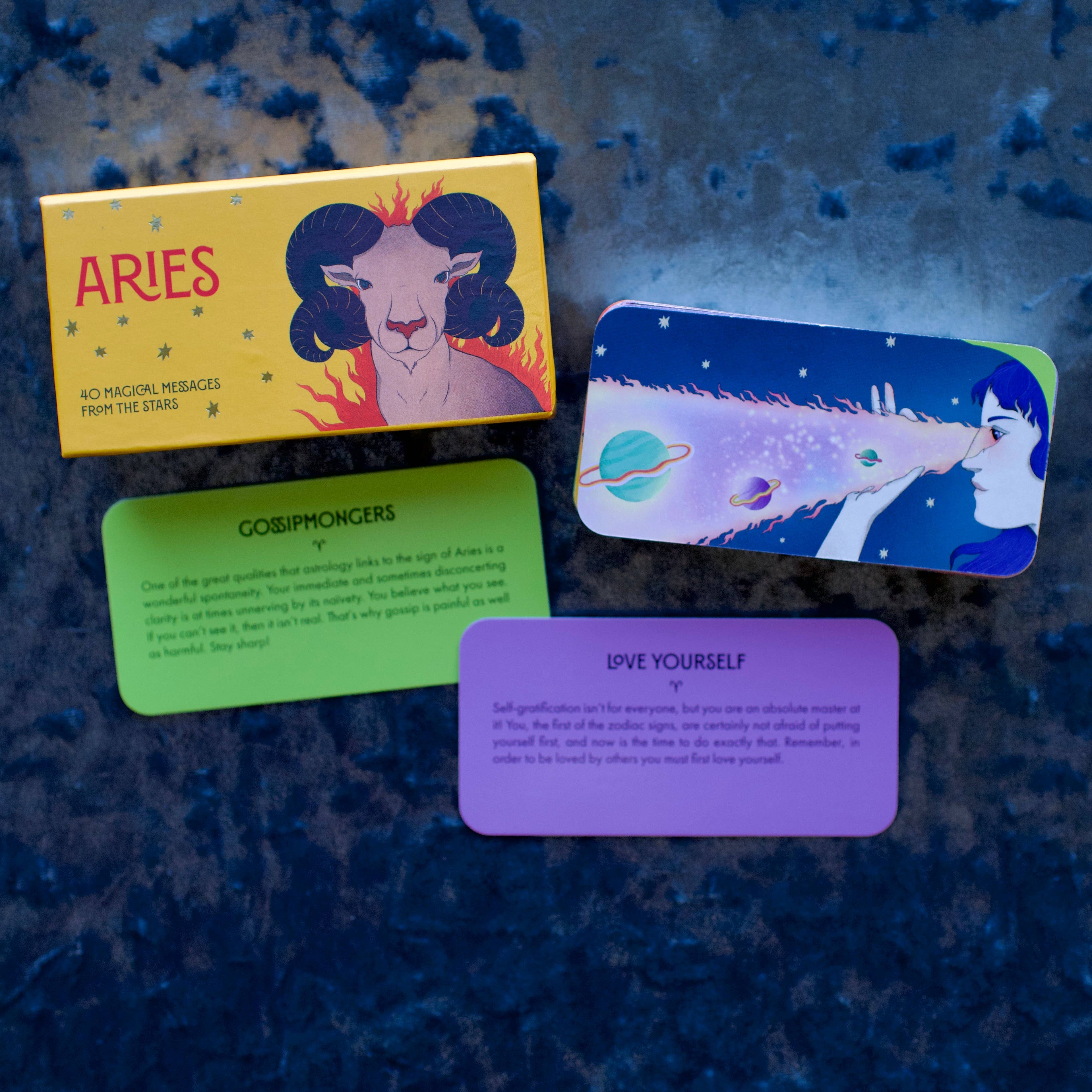 Red Wheel/Weiser LLC - Aries Pocket Zodiac Cards: 40 Magical Messages