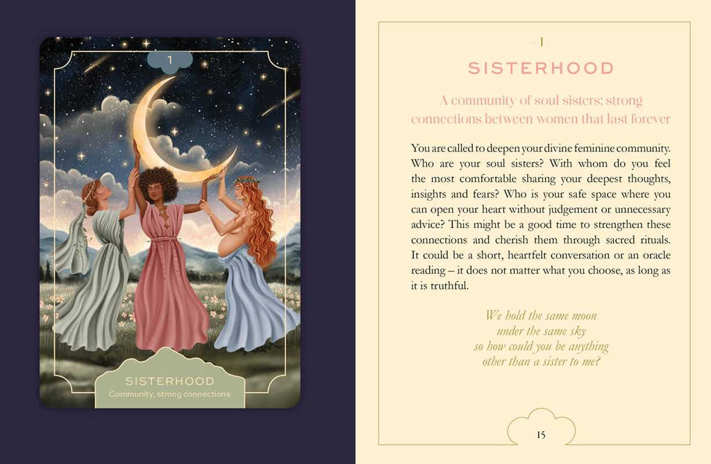 Simon & Schuster - Feminine Wisdom Oracle by Lea  Androic - Flashcards; 96 pages / English
