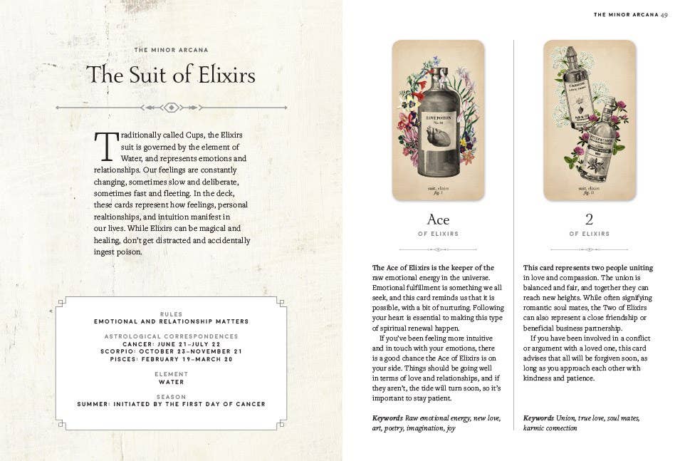 Abrams - Antique Anatomy Tarot Kit