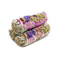Designs by Deekay Inc. - White Sage Smudge Stick, Rose & Statice - Meadow (4 in.)
