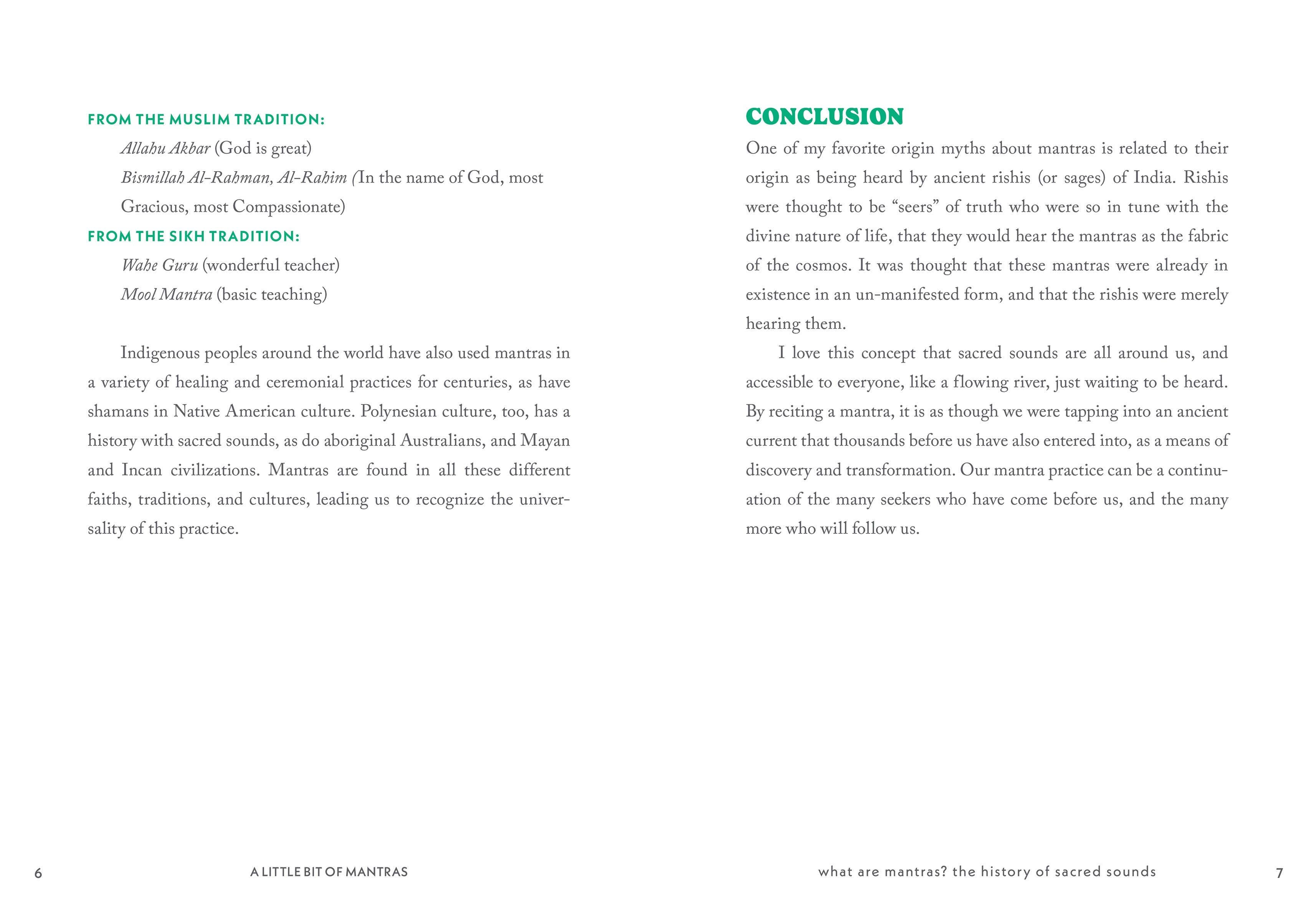 Hachette Book Group - A Little Bit of Mantras by Lily Cushman