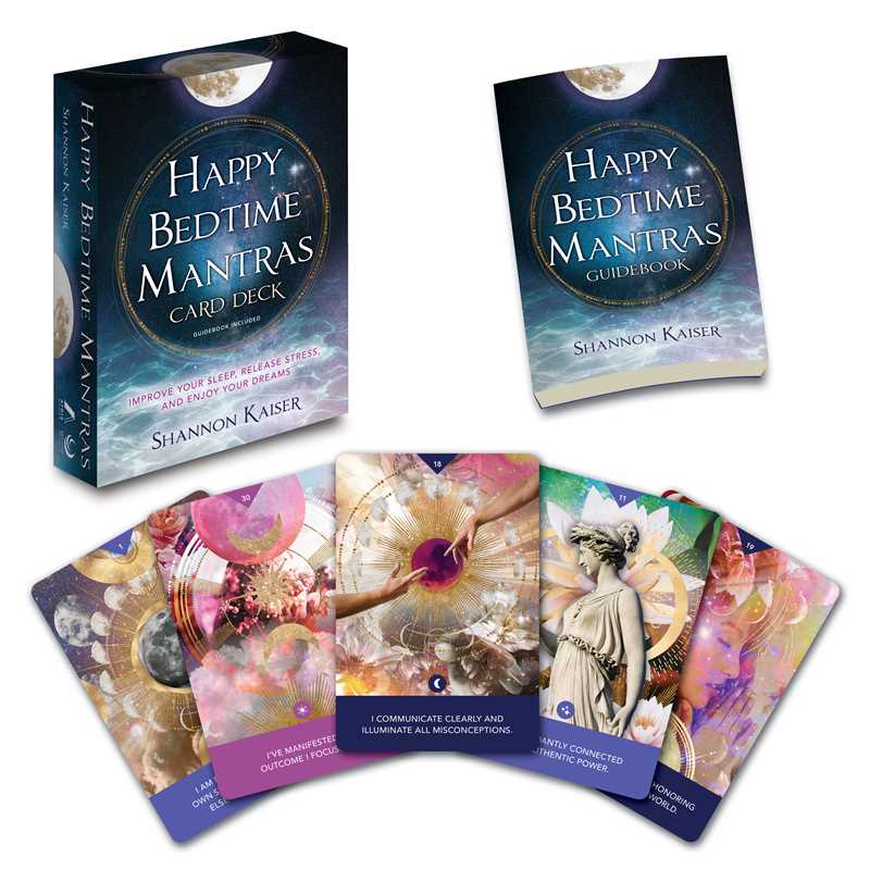 Simon & Schuster - Happy Bedtime Mantras Card Deck by Shannon Kaiser - Flashcards; 144 pages / English