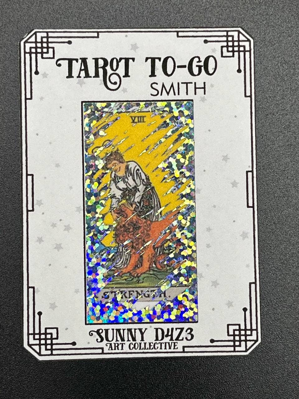 sunny d4z3 art collective - Scratchers- tarot to go white scratch off - 3 card pack - SMITH
