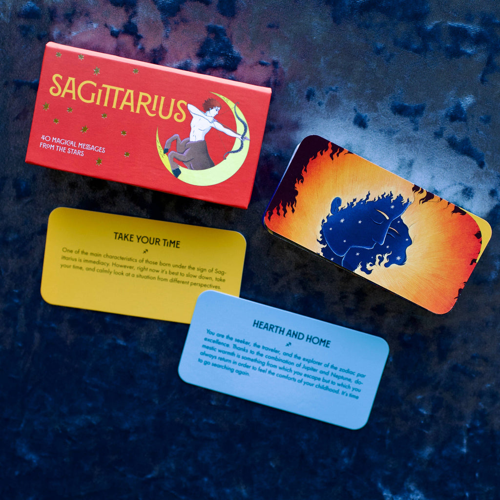 Red Wheel/Weiser LLC - Sagittarius Pocket Zodiac Cards: 40 Magical Messages