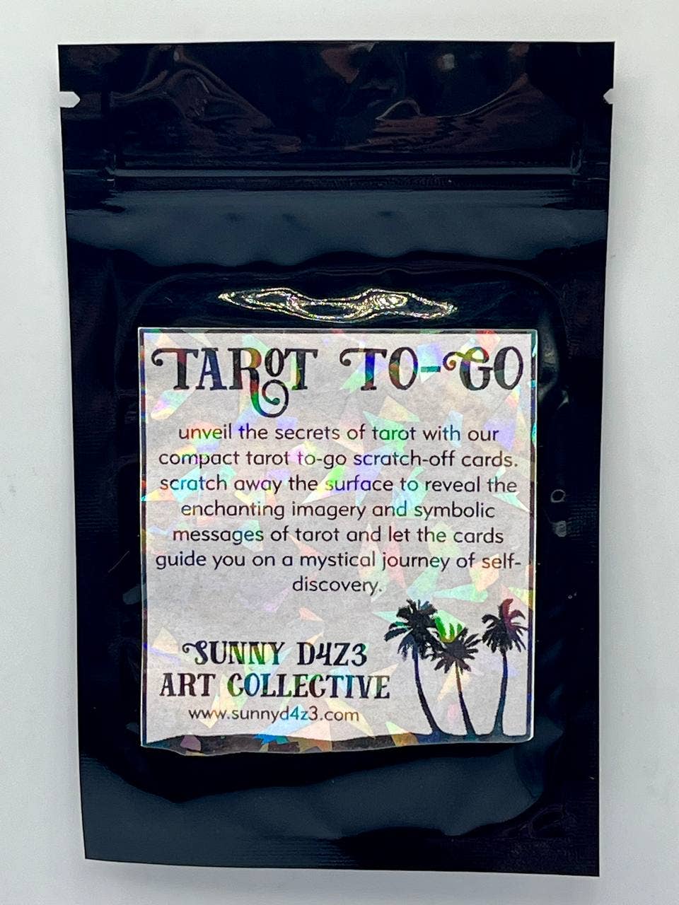 sunny d4z3 art collective - Scratchers- tarot to go white scratch off - 3 card pack - SMITH