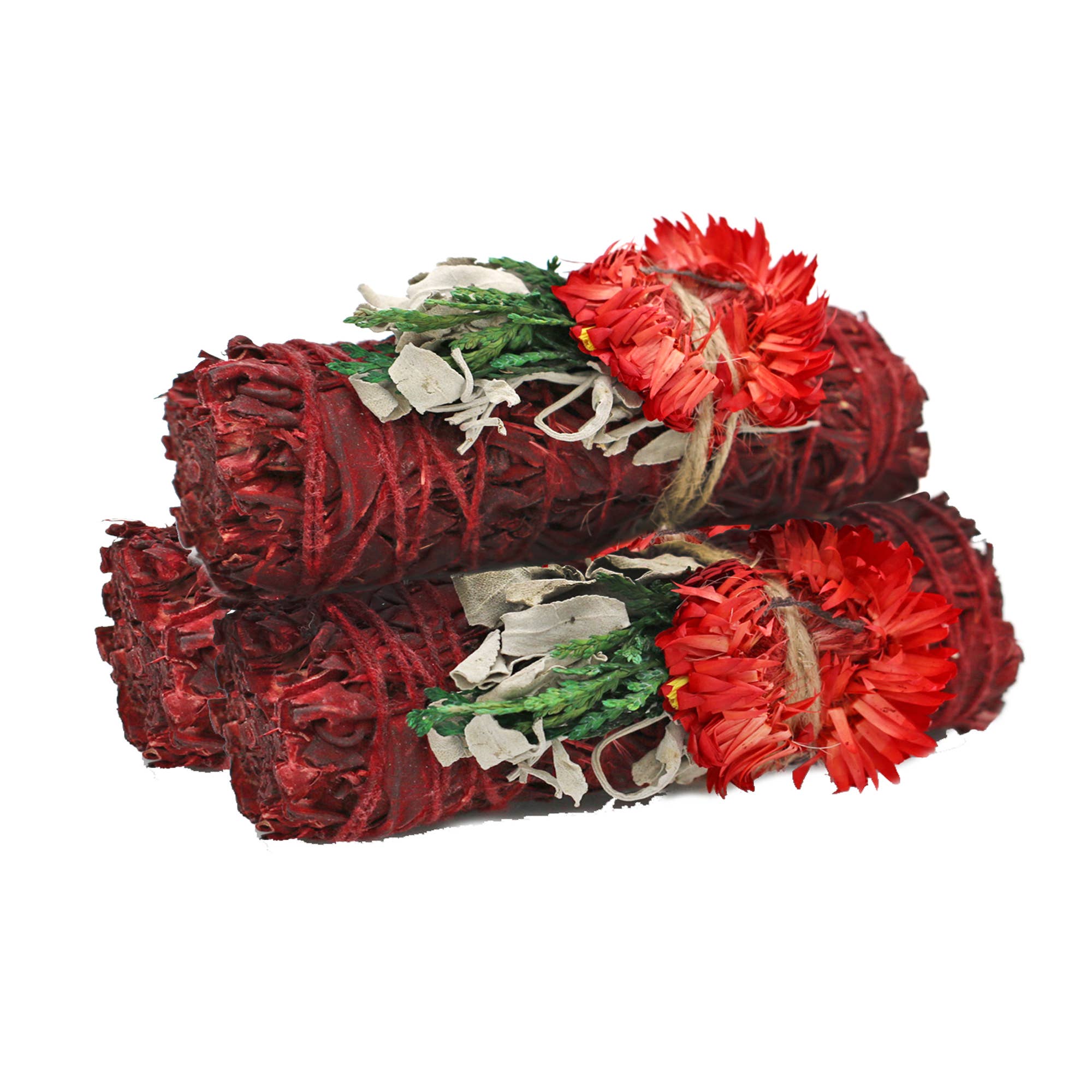 Designs by Deekay Inc. - Dragon's Blood Sage Smudge Stick - Jolly Holiday (4 in.)