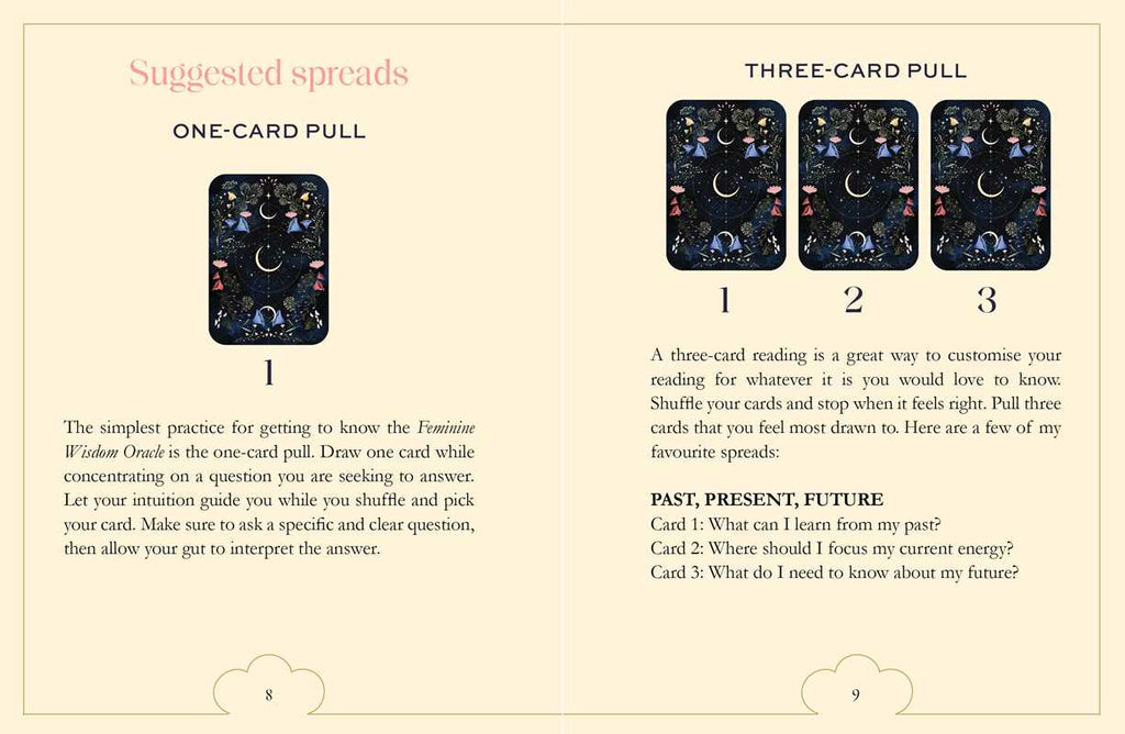 Simon & Schuster - Feminine Wisdom Oracle by Lea  Androic - Flashcards; 96 pages / English
