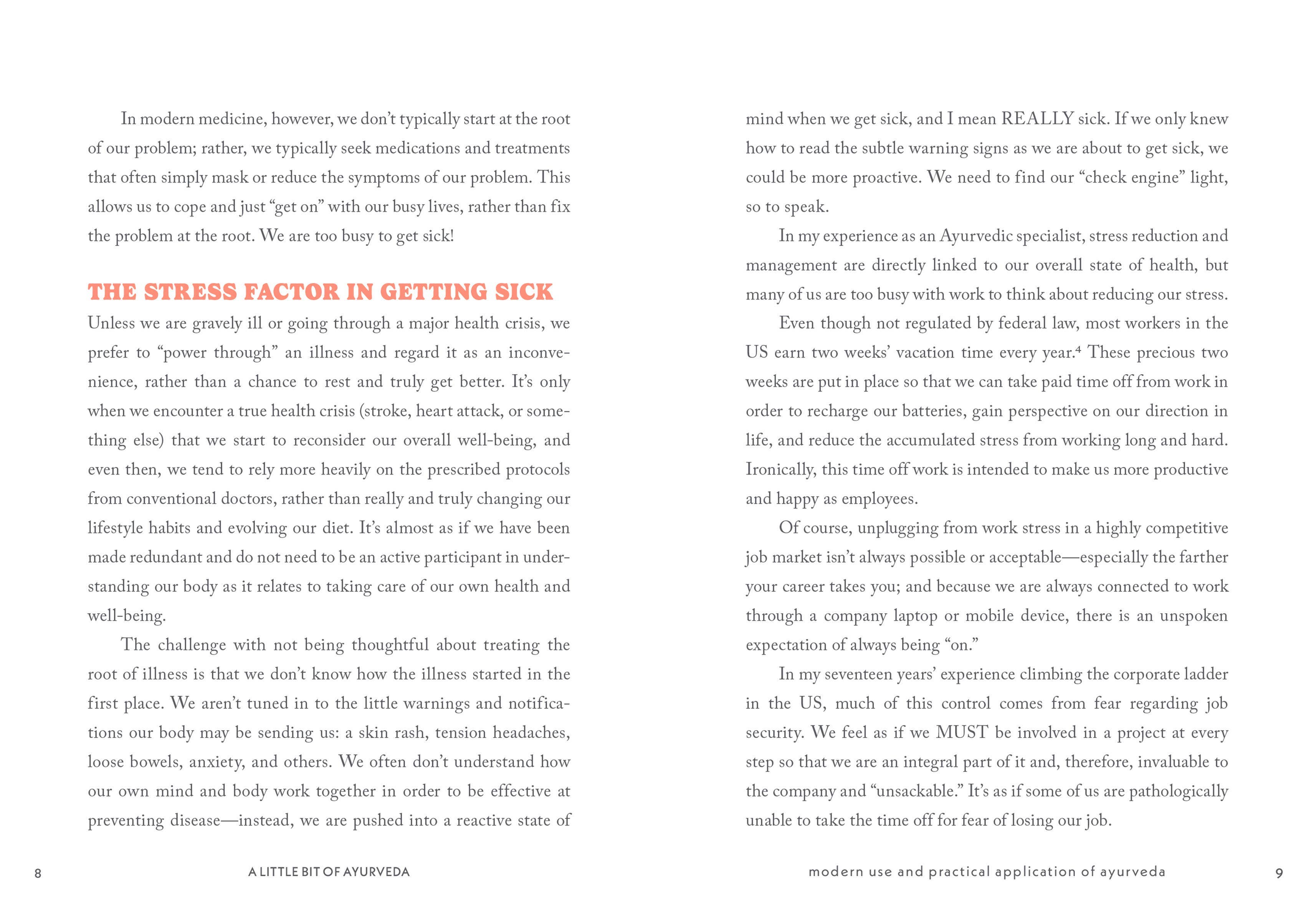 A Little Bit of Ayurveda: An Introduction