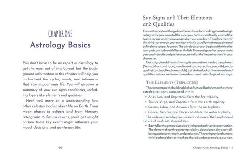 Astrology Journal by Mecca Woods: Hardcover; 192 pages / English