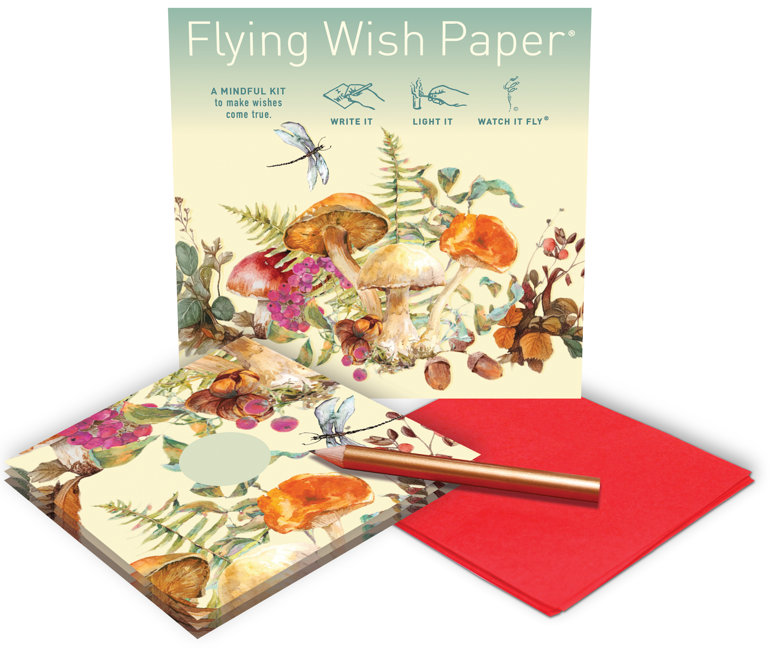 FLYING WISH PAPER ® - BOTANICALS — Flying Wish Paper® Standard Mini WISHING KIT™