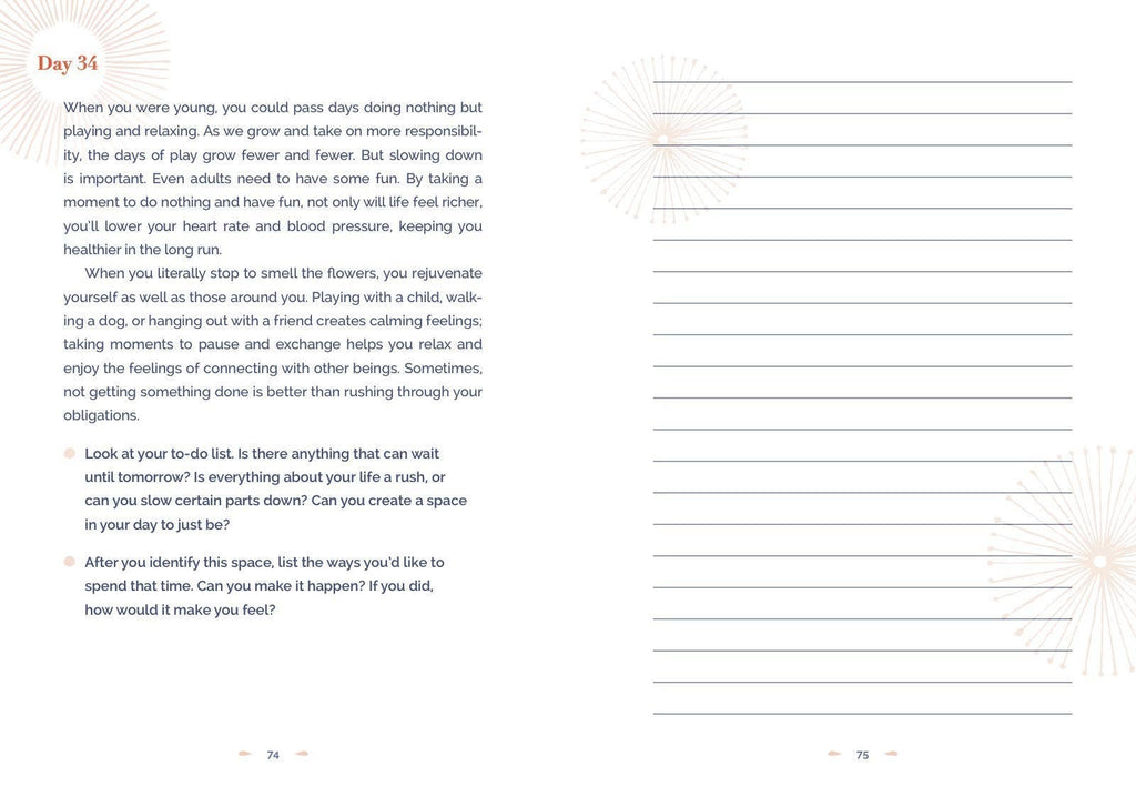 100 Days to Calm: A Journal for Finding Everday Tranquility