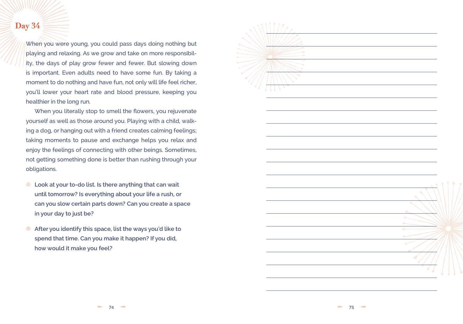 100 Days to Calm: A Journal for Finding Everday Tranquility