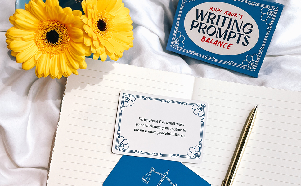 Rupi Kaur's Writing Prompts Balance by Rupi  Kaur: Flashcards; 71 pages / English