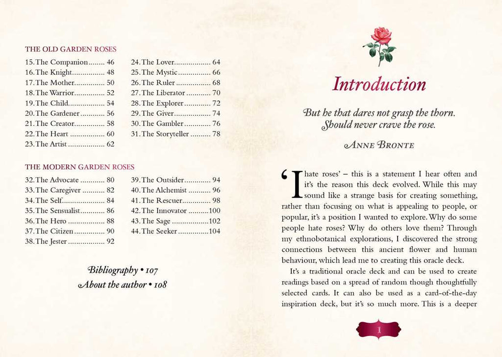 Oracle of The Roses by Cheralyn Darcey: Flashcards; 128 pages / English