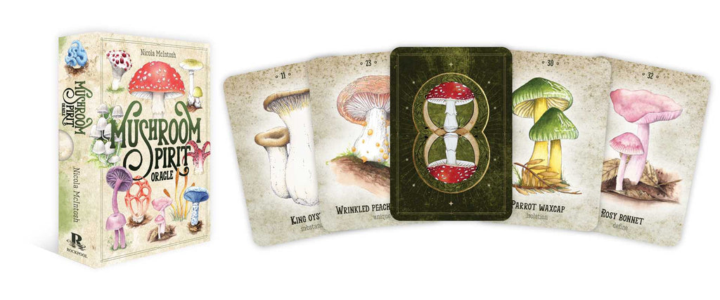 Mushroom Spirit Oracle by Nicola McIntosh: Flashcards; 112 pages / English
