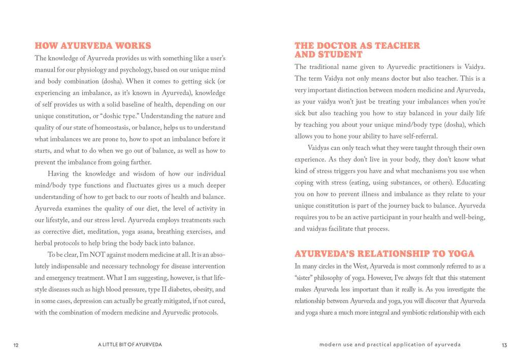 A Little Bit of Ayurveda: An Introduction