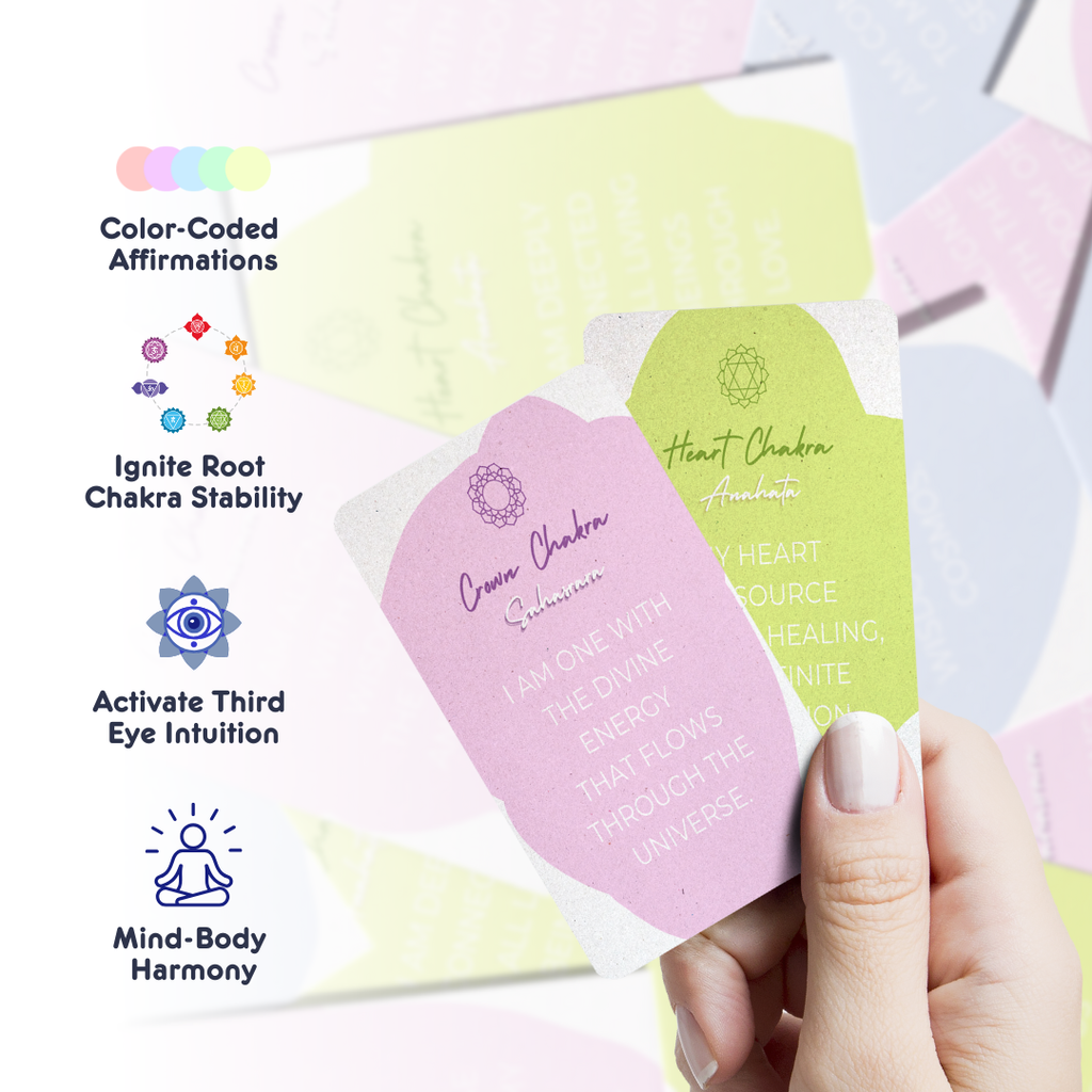 Designs by Deekay Inc. - Chakra Empowerment Affirmations Card Deck