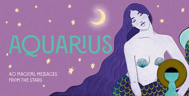 Red Wheel/Weiser LLC - Aquarius Pocket Zodiac Cards: 40 Magical Messages