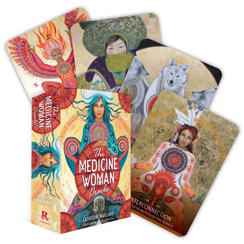 Simon & Schuster - Medicine Woman Oracle by Catherine Maillard - Flashcards; 192 pages / English
