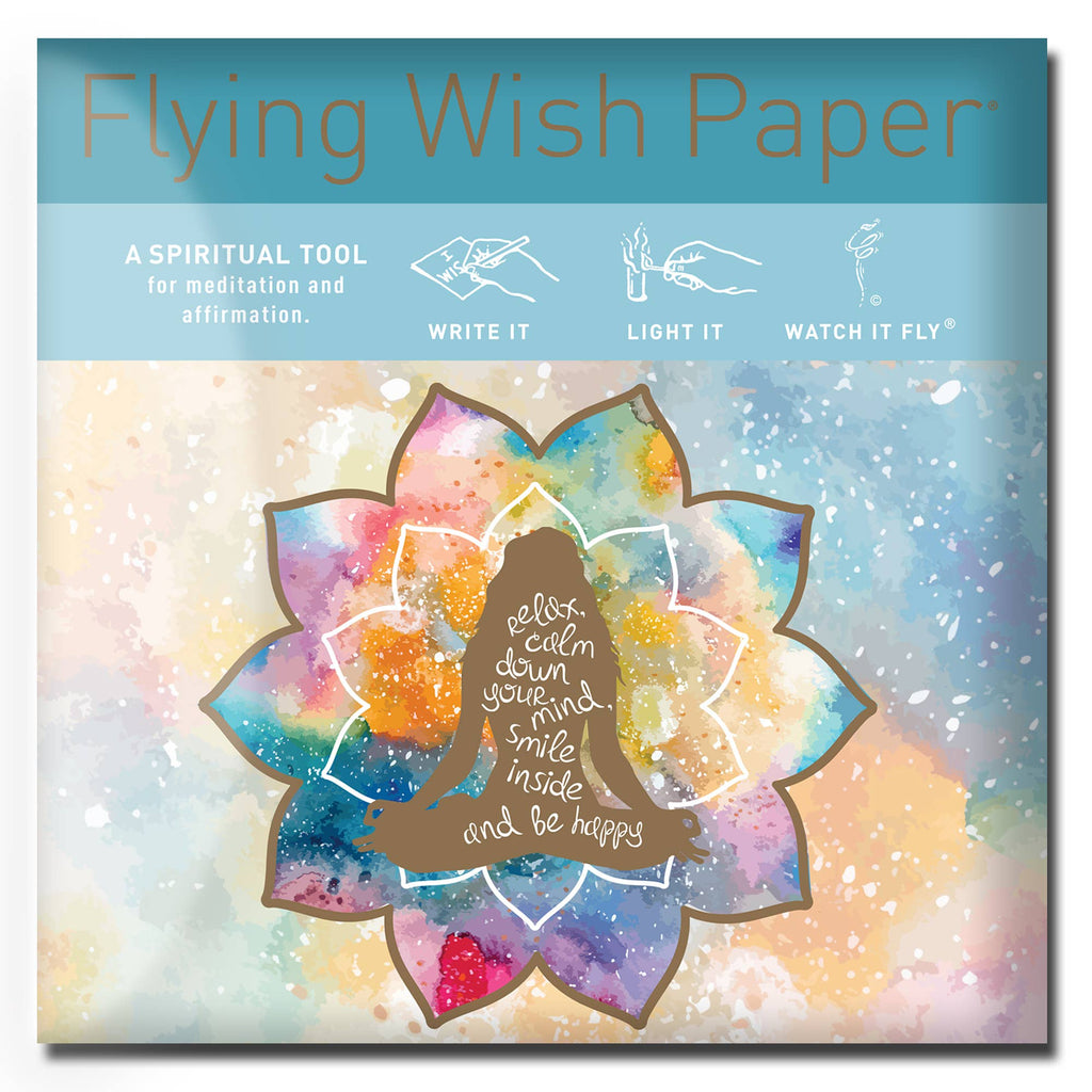 FLYING WISH PAPER ® - MINDFUL – Journal, Affirmation, Manifest, A Ritual Craft Kit