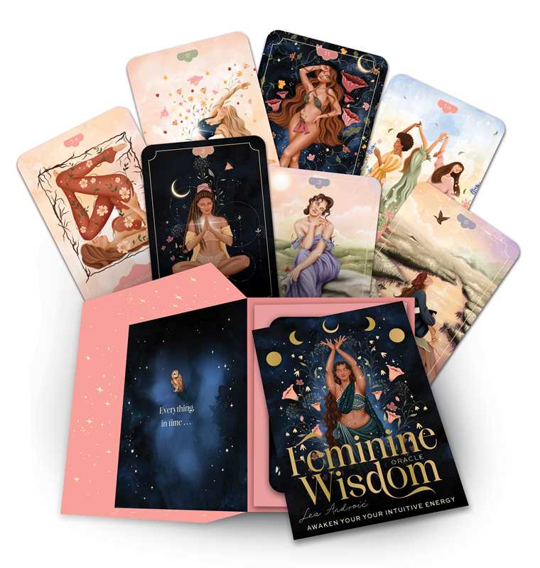 Simon & Schuster - Feminine Wisdom Oracle by Lea  Androic - Flashcards; 96 pages / English